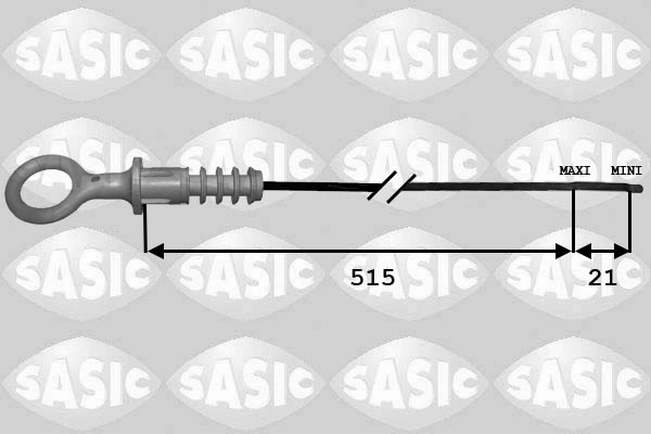  Sonda (indicador) do nível de óleo no motor Audi A2 hatchback (8Z0) (2000 - 2005) 
