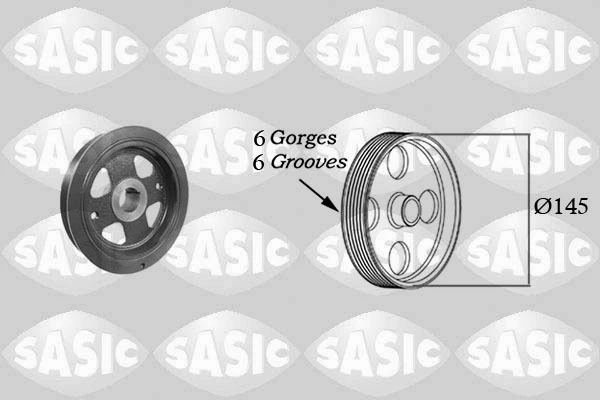 Polia de cambota para Toyota Prius  ZVW30