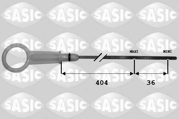 Sonda (indicador) do nível de óleo no motor Dacia Duster  HS