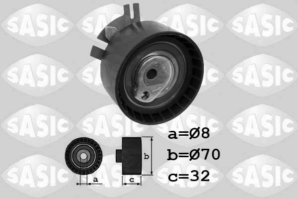 XM825 PLUS AFTERMARKET Rolo de reguladora de tensão da correia do mecanismo de distribuição de gás