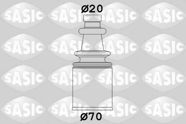  Bota de proteção interna de junta homocinética do semieixo dianteiro Peugeot 405 I sedan (15B) (1987 - 1992) I