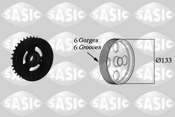 Compre 31316628 Volvo Polia de cambota