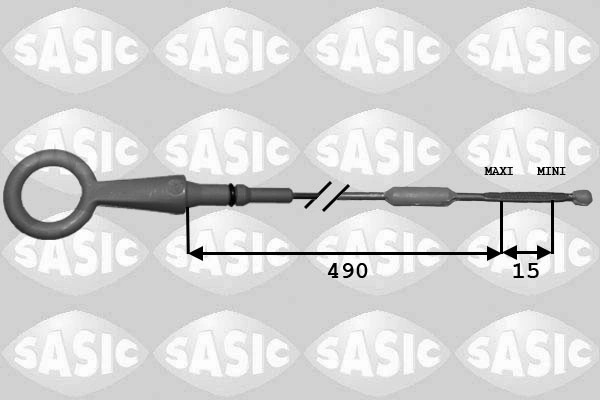  Sonda (indicador) do nível de óleo no motor Volkswagen Polo V RUS sedan (602, 604, 612, 614) (2010 - 2026) V RUS