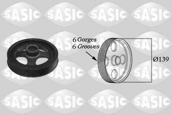  Polia de cambota Toyota Yaris hatchback (SP90) (2005 - 2011) 