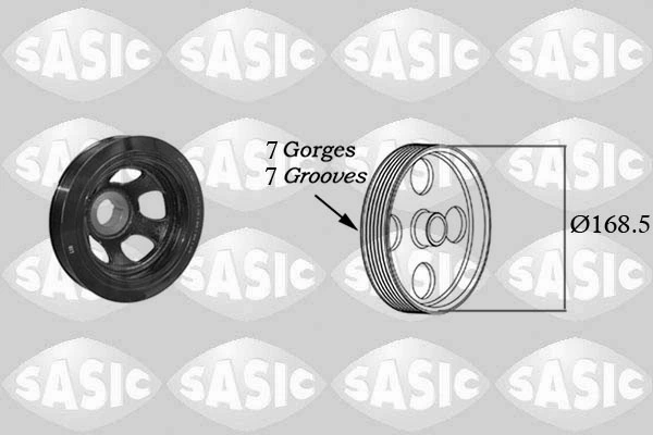  Polia de cambota Mercedes GLK SUV (X204) (2008 - 2015) 