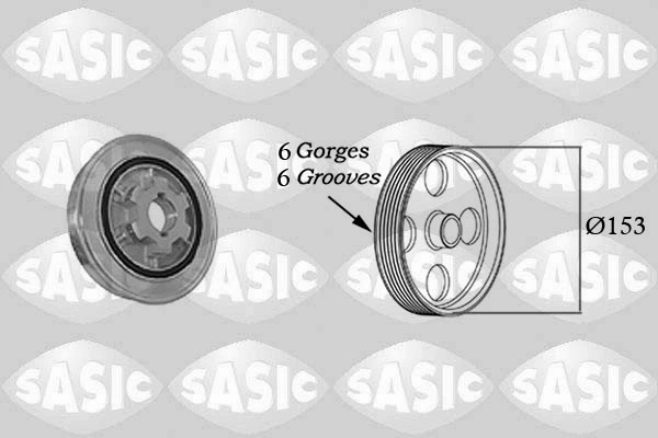  Polia de cambota Land Rover Freelander II SUV (L359) (2006 - 2014) II