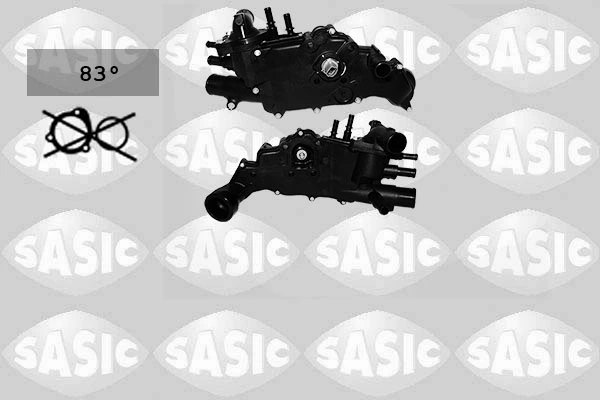 Caixa do termostato para Citroen C5 I DC