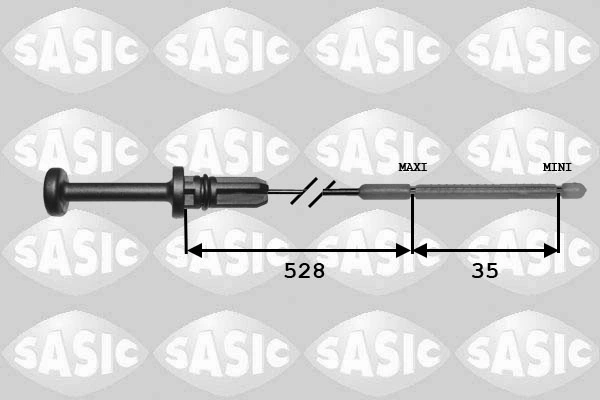 Sonda (indicador) do nível de óleo no motor para Citroen C-Elysee  