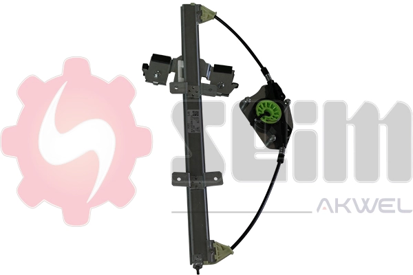 Compre 52072857 Fiat/Alfa/Lancia Mecanismo de acionamento de vidro da porta dianteira esquerda