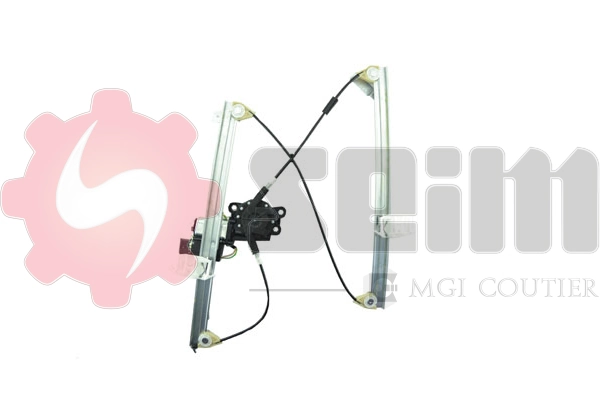 9643808080 Peugeot/Citroen Mecanismo de acionamento de vidro da porta dianteira esquerda