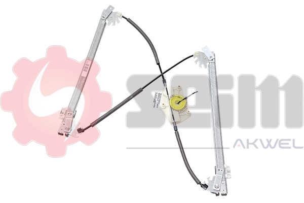  Mecanismo de acionamento de vidro da porta dianteira esquerda Audi A2 hatchback (8Z0) (2000 - 2005) 