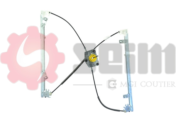 Mecanismo de acionamento de vidro da porta dianteira esquerda para Citroen C4 GRAND PICASSO I UA