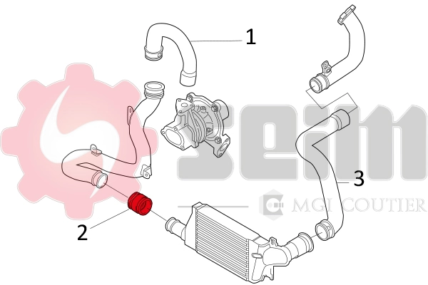 Mangueira (cano derivado) de intercooler Peugeot/Citroen 13118700 preço, a partir de 3,49 USD