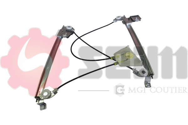 Mecanismo de acionamento de vidro da porta dianteira esquerda para Seat Leon II 1P1