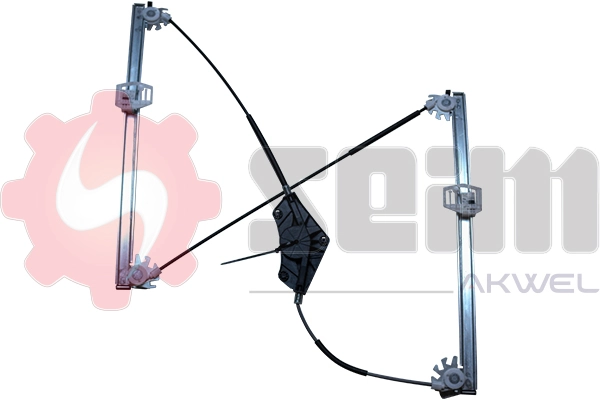 Mecanismo de acionamento de vidro da porta dianteira direita para Volkswagen Touran III 5T1