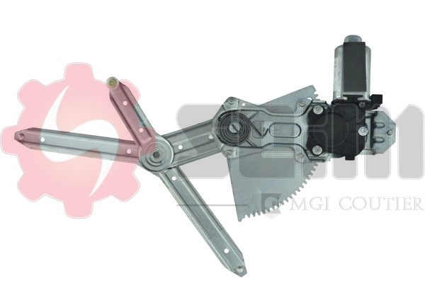  Mecanismo de acionamento de vidro da porta dianteira esquerda Peugeot 205 I hatchback (741A, C) (1983 - 1987) I