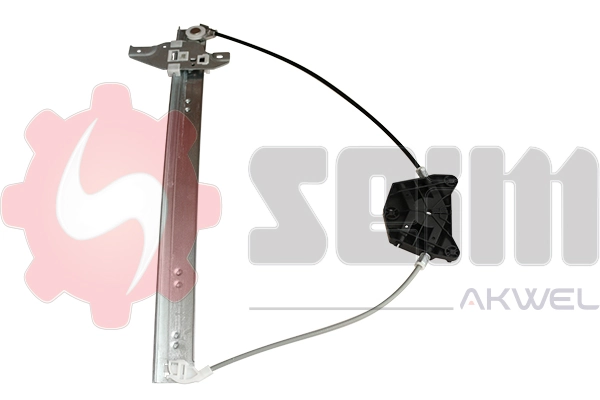Mecanismo de acionamento de vidro da porta dianteira direita para Peugeot 407  6D