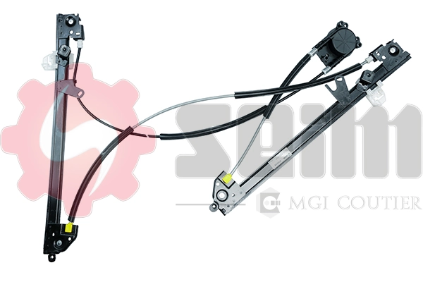 Mecanismo de acionamento de vidro da porta dianteira esquerda para Renault Megane II EM0, EM1