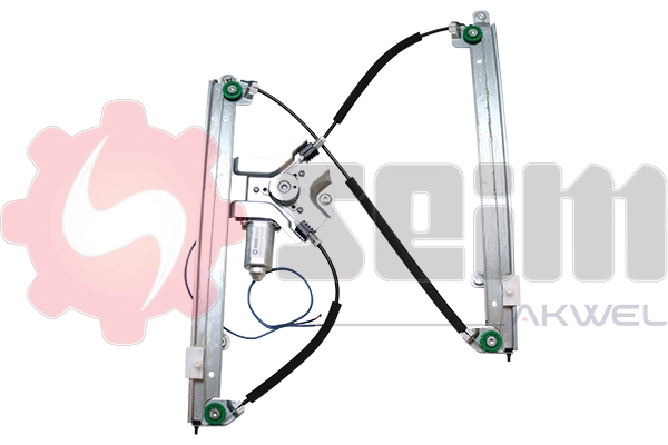 Mecanismo de acionamento de vidro da porta dianteira esquerda para Renault Clio III BR01, CR01