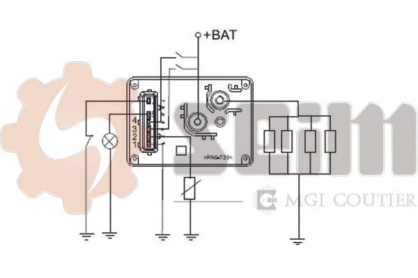 60812538 Fiat/Alfa/Lancia Relê das velas de incandescência