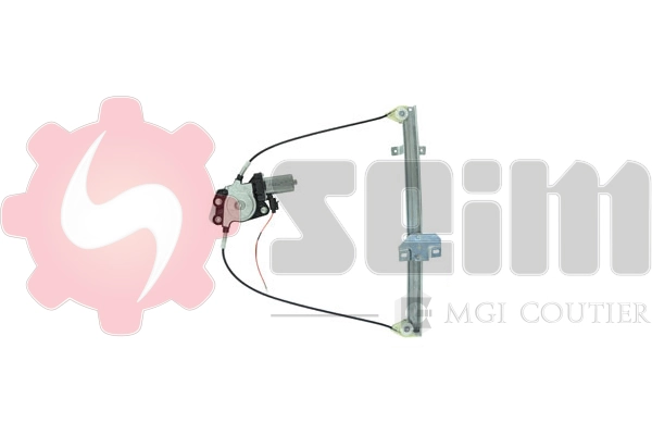Mecanismo de acionamento de vidro da porta dianteira esquerda Ford Fiesta Mk4 JAS, JBS