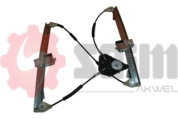 Mecanismo de acionamento de vidro da porta dianteira esquerda para Volkswagen Polo IV 9N, 9A