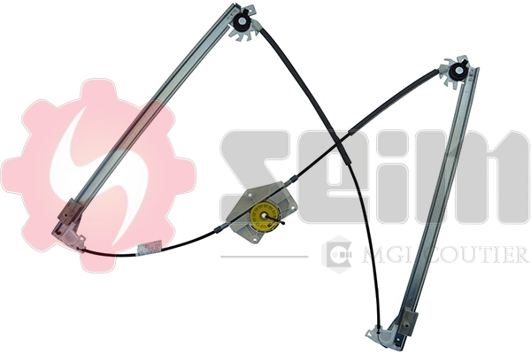 Mecanismo de acionamento de vidro da porta dianteira esquerda para Volkswagen Touareg I 7LA, 7L6, 7L7