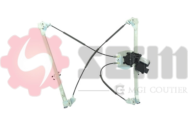 Mecanismo de acionamento de vidro da porta dianteira esquerda para Renault Espace IV JK0