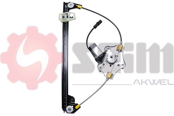 Mecanismo de acionamento de vidro da porta dianteira direita para Peugeot 406  8B