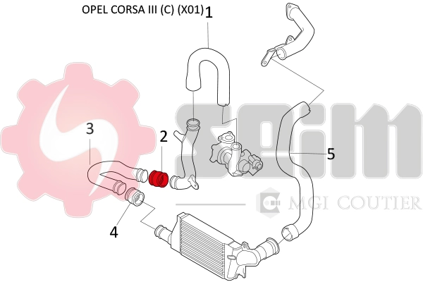 Compre 13118700 Peugeot/Citroen Mangueira (cano derivado) de intercooler