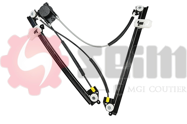  Mecanismo de acionamento de vidro da porta dianteira esquerda Renault Megane II sedan (LM0, LM1) (2003 - 2012) II