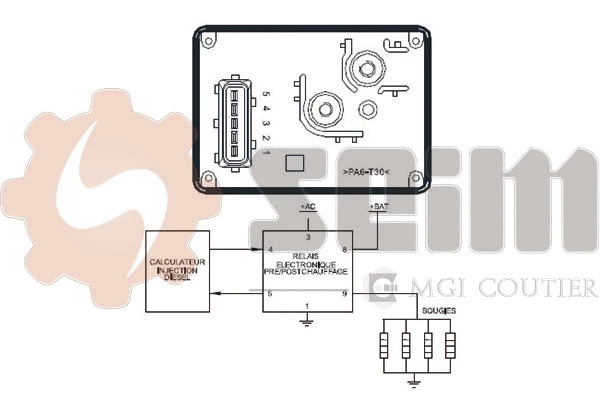 Relê das velas de incandescência Peugeot Expert preço, a partir de 8,74 USD