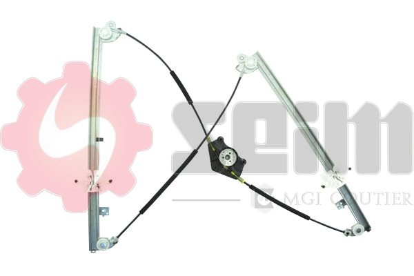 Mecanismo de acionamento de vidro da porta dianteira direita para Citroen C8  EA, EB
