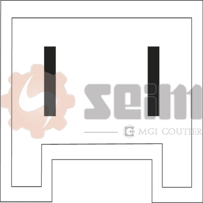 Mecanismo de acionamento de vidro da porta dianteira esquerda para Peugeot 205 741A, C