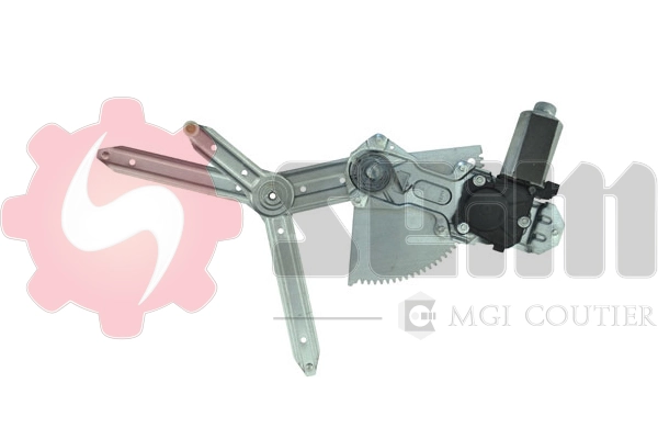  Mecanismo de acionamento de vidro da porta dianteira esquerda Peugeot 205 II hatchback (20A, C) (1987 - 1998) II