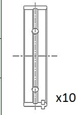 6020000000 NE/NPR Folhas inseridas principais de cambota, kit, padrão (STD)