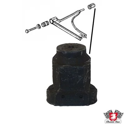 Bloco silencioso dianteiro do braço oscilante inferior para Volkswagen Caddy 14