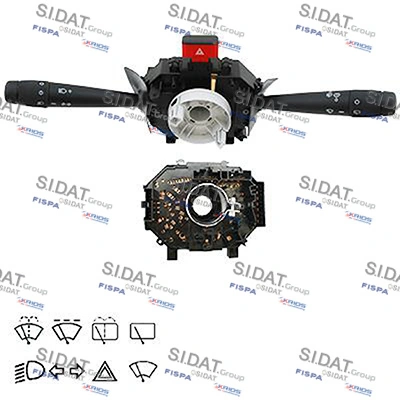 Compre Comutador instalado na coluna da direção, montado Fiat Punto 1