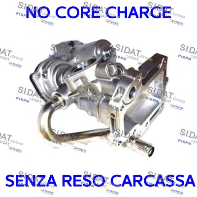 Válvula EGR de recirculação dos gases 504317811 Fiat/Alfa/Lancia