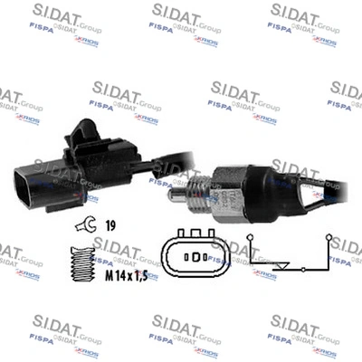 Sensor de ativação das luzes de marcha à ré Mitsubishi Pajero 2 V2W, V4W