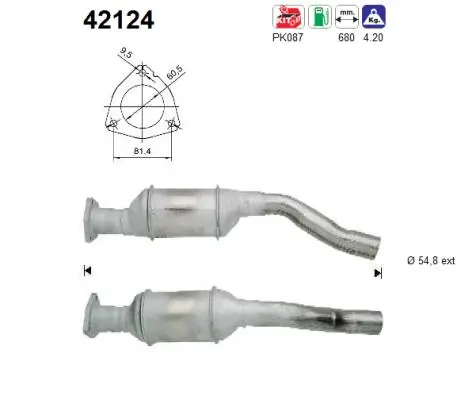 Convertidor - catalisador Audi A6  4B2, 4B4 ao melhor preço