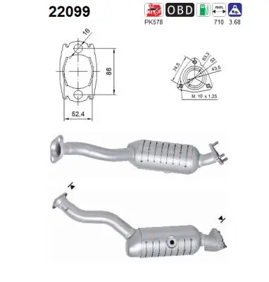 para Honda Civic VIII (FK, FN)