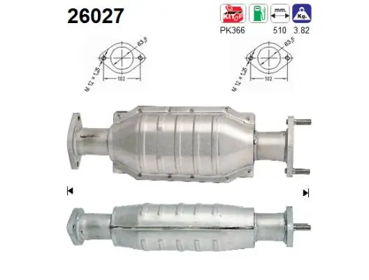 Convertidor - catalisador para Mitsubishi Space Star DG0