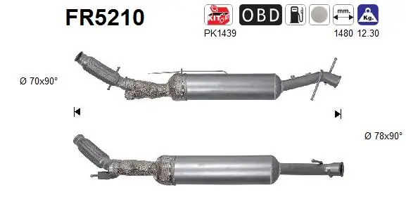Convertidor - catalisador para Opel Vivaro K0