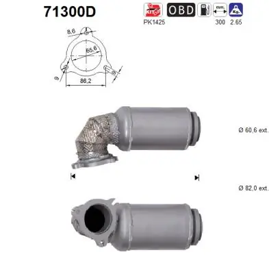 Convertidor - catalisador para Mercedes GLK X204