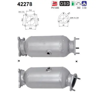 Convertidor - catalisador para Audi A4 8WH, 8WJ