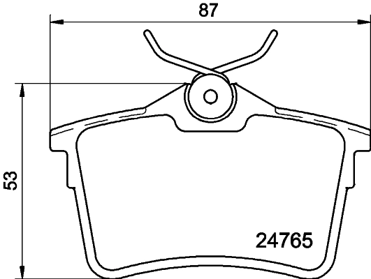 8671019156 Renault (RVI) Sapatas do freio traseiras de disco
