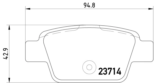 Compre 42470841 Mercedes Sapatas do freio traseiras de disco