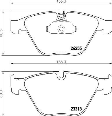 Sapatas do freio dianteiras de disco para BMW X1  E84