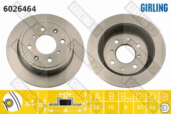 Civic IV hatchback (1987-1993) original desde 39,90 €